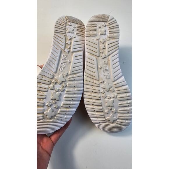 Wendy tie dye pink yellow hey dude sz 9 EUC casual comfort trending slip on - Picture 6 of 7